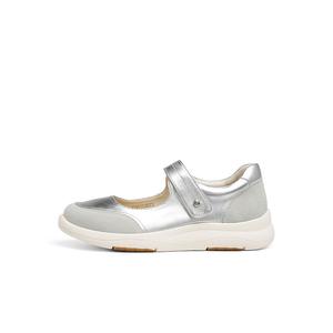 RED DRAGONFLY Серебряные женские балетки на платформе 3 см, цвет Silver