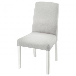 Стул BERGMUND IKEA, цвет white/orrsta light grey