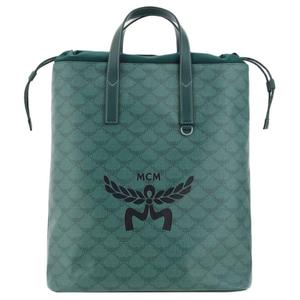 MCM Средний рюкзак Химмел на шнурках Лауретос зеленый