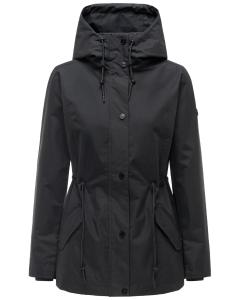 MARIKOO Парка межсезонная 'Bonbonparty 16' в черном цвете