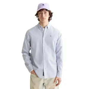 Рубашка Scotch & Soda Seasonal Core Striped Regular Fit, синий