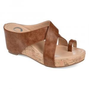 Босоножки Rayna на танкетке Journee, коричневый