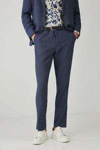 Брюки с добавлением льна Medicine, темно-синий