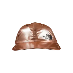 Кепка Supreme x The North Face металлик с 6 панелями, цвет Розовое золото