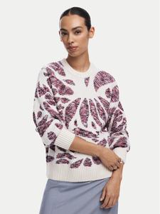 Пуловер свободного кроя Desigual, экрю