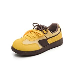 Износостойкие дышащие нескользящие низкие повседневные кроссовки women's RENBEN, желтый