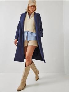 Пальто межсезонное Bianco Lucci, темно-синий