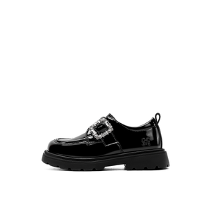 Кожаная обувь для детей и подростков, увеличивающая рост, дышащая и нескользящая Staccato, черный