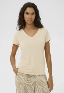 Базовая футболка с v-образным вырезом "колумбайн" Soaked In Luxury, Oatmeal