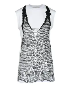 Хлопковая футболка Sportmax, черный