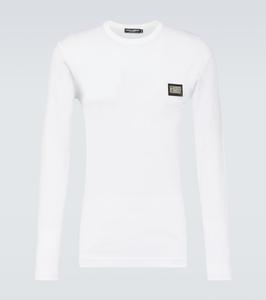 Хлопковая футболка с логотипом Dolce&Gabbana, белый