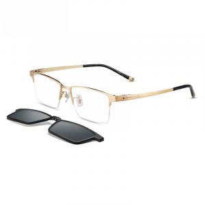 Jeep Квадратные очки для мужчин, JEEP/T7068-L1/Bright Sweep Gold/Gray Flake