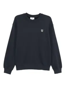 Толстовка с вышитым логотипом Maison Kitsuné, синий