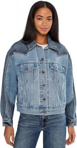 Женская джинсовая куртка Levi's 90-х годов в стиле вестерн-джек, Free Range