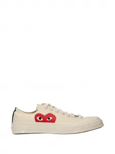 Кеды Converse Play Chuck Taylor'70 с принтом и контрастным мыском Comme Des Garçons Play, бежевый