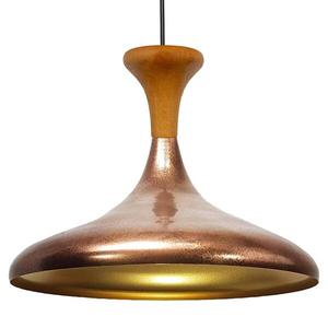 Подвесной светильник Bamyum Champion Pilz-Holz Lampe, 35x29x35 см цвет kupfer/gold