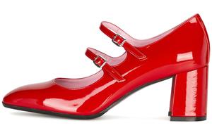 Туфли Paris с двойным ремешком на среднем каблуке Carel