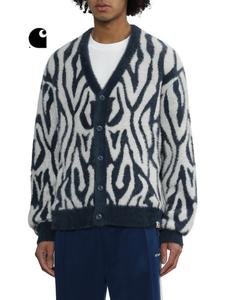 Кардиган Carhartt WIP Banma с жаккардовым узором, бежевый