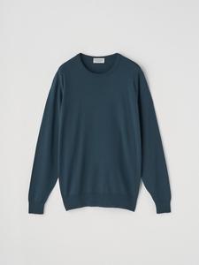 Вязаный пуловер с круглым вырезом и длинными рукавами | A4787 | 24G СОВРЕМЕННЫЙ КРОЙ