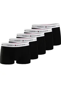 Tommy Hilfiger Underwear Трусы "5P TRUNK" (5 шт. в упаковке, 5 шт. в упаковке), с поясом с логотипом, черный