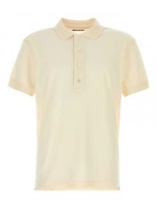Рубашка поло с коротким рукавом TOM FORD, нейтральный