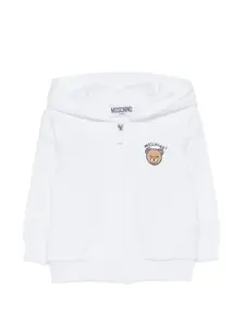 Худи (или худи с капюшоном) Moschino Kids, белый
