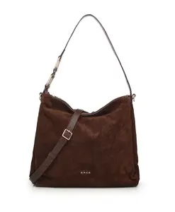 Замшевая сумка через плечо Biasia, коричневый