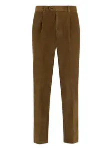 Брюки с текстурой вельвета Boglioli, коричневый