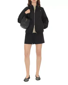 Нейлоновая хлопковая куртка Burberry, черный