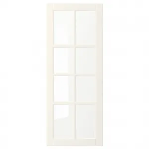 Стеклянная дверь, кремовый, 40x100 см, BODBYN IKEA