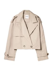 Демисезонная куртка Bershka, Dark beige