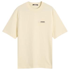 Футболка с логотипом Grosgrain Jacquemus, бежевый