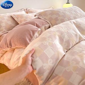 Disney Комплект постельного белья, 180 см, 4 предмета, сетка бабочка