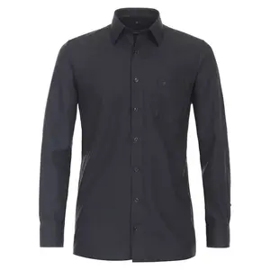Деловая рубашка CASAMODA "Деловая рубашка CASAMODA однотонная", черный