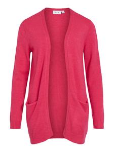 Вязаный кардиган VILA VIRil, темно-розовый