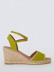 Kapri Dressy Cross Strap Wedge Heel Espadrille сандалии John Lewis, Chartreuse