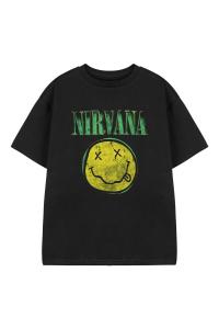 Детская лицензионная футболка Nirvana Vanilla Underground, черный