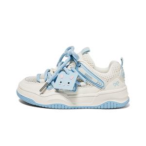 Дышащая, легкая, амортизирующая повседневная обувь для детей Snoffy, слоновая кость/белый/синий