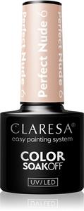 Гибридный лак для ногтей Claresa SoakOff UV/LED Color Perfect Nude, 6 5 g