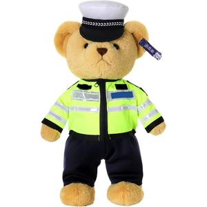 Полицейский/дорожный полицейский стоящий медведь A Zheng Xiao Yi реалистичные и животные плюшевые игрушки плюшевая кукла высота 40см Shu family