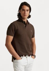 Поло Polo Ralph Lauren THE ICONIC MESH POLO SHIRT, Nutmeg Brown/Mottled Brown