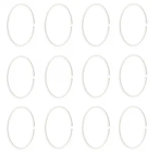 Кольцо для занавески для душа белое HASSJÖN IKEA