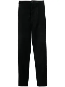 Бархатные брюки прямого кроя Comme Des Garçons Shirt, черный