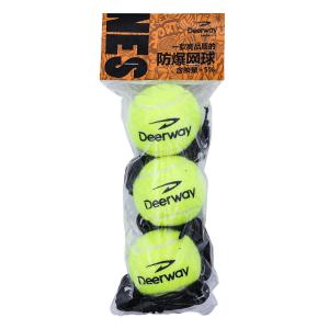 DEERWAY Теннисный мяч Synthetic Woolen для тренировок в помещении, желто-зеленый