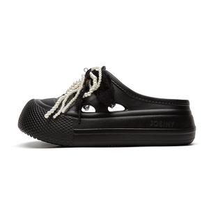 JOSINY Классические перфорированные клоги для женщин черные, цвет Black