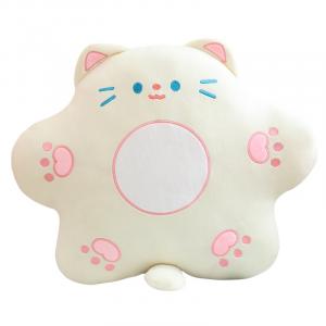 Флоральная плюшевая кукла с кошкой высотой 40 см Tak Bebe, белый