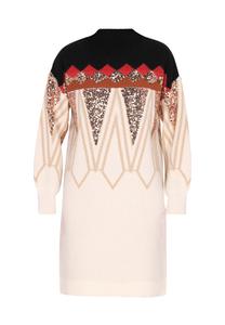 Вязаное платье IZIA Knitted dress, бежевый