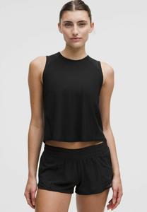 Топ lululemon Sculpt Cropped Cross-Vent Tank, Black