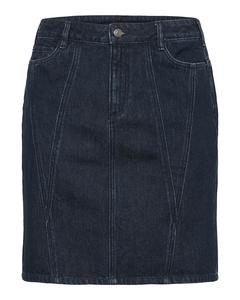 Юбка KAFFE CURVE Elisa, темно-синий