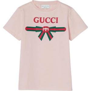 Детская футболка GUCCI, светло-розовый